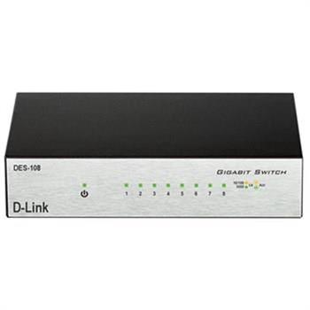 سوییچ 8 پورت دسکتاپی دی-لینک مدل DES-108 - 2