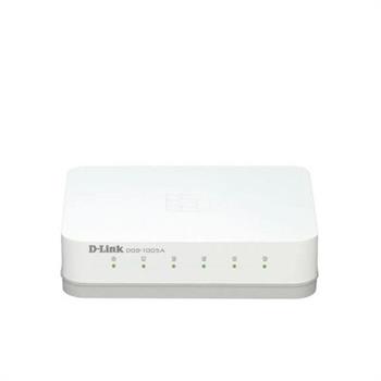 سوییچ دسکتاپ 5 پورت گیگابیتی دی-لینک مدل DES-1005A - 5