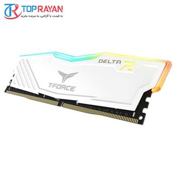 رم دسکتاپ DDR4 تک کاناله 3000 مگاهرتز CL16 تیم گروپ مدل T-Force Delta RGB ظرفیت 8 گیگابایت - 4
