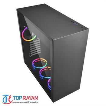 کیس شارکن مدل PURE STEEL RGB Black - 3
