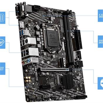 مادربرد ام اس آی مدل H410M PRO سوکت 1200 - 3