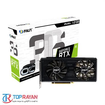 کارت گرافیک پلیت GeForce RTX 3060 Dual OC 12G HHR - 4