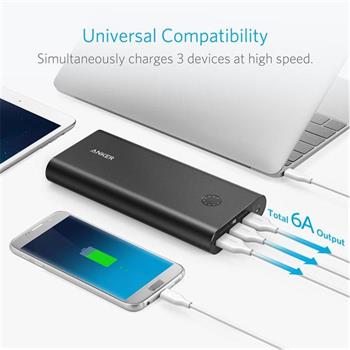 شارژر همراه انکر مدل A1374 PowerCore Plus با ظرفیت 26800 میلی آمپر ساعت - 4