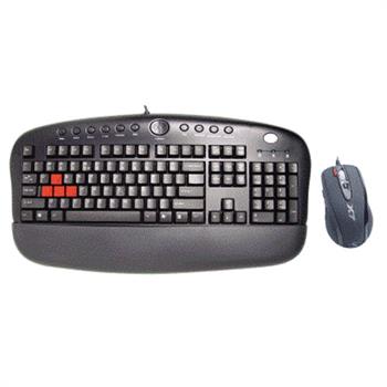 کیبورد و ماوس گیمینگ ای فورتک با سیم مدل KX-2810BK - 4