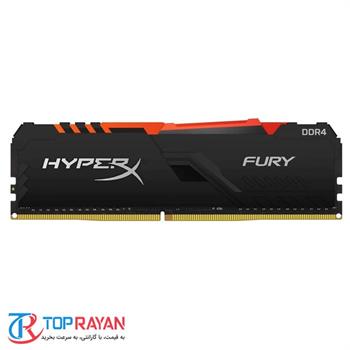 رم کینگستون سری HyperX Fury RGB با ظرفیت 8 گیگابایت و فرکانس 3200 مگاهرتز  - 3