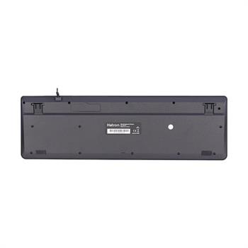 کیبورد و ماوس باسیم هترون مدل HKC215، سوییچ ممبران ، Full-Size - 4