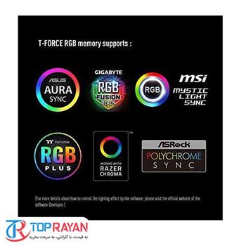 رم تیم گروپ مدل DELTA TUF Gaming Alliance RGB با حافظه ۸ گیگابایت و فرکانس ۲۶۶۶ مگاهرتز - 4