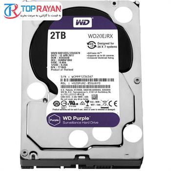 هارددیسک اینترنال وسترن دیجیتال مدل Purple WD20PURX ظرفیت 2 ترابایت - 5