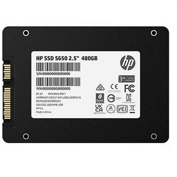 حافظه اس اس دی اینترنال 2.5 اینچ SATA اچ پی مدل HP S650 ظرفیت 480 گیگابایت - 2