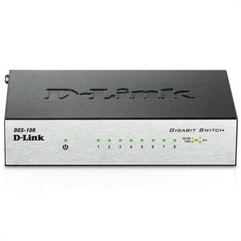 سوئیچ 8 پورت گیگ دی-لینک DGS-108 - 9