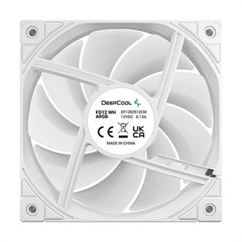 فن خنک کننده کیس کامپیوتر گیمینگ دیپ کول مدل FD12 ARGB White - 5