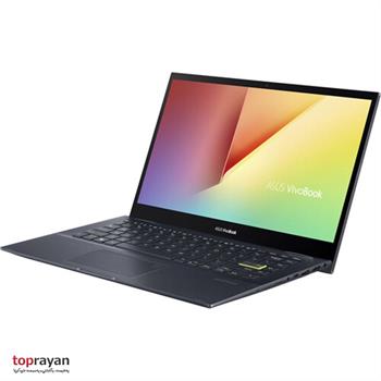 لپ تاپ 14 اینچ ایسوس مدل Vivobook Flip 14 TM420UA-EC084T پردازنده Ryzen 5 5500U رم 8GB حافظه 512GB SSD گرافیک Full HD AMD Radeon - 5