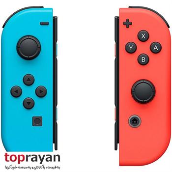 کنسول بازی نینتندو مدل Switch OLED with Neon Blue and Neon Red Joy-Con - 3