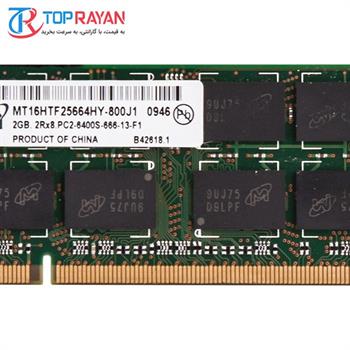 رم لپ تاپ DDR2 میکرون  6400s ظرفیت 2 گیگابایت - 2