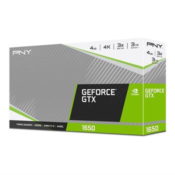 کارت گرافیک پی ان وای مدل GeForce GTX 1650 4GB GDDR6 Dual Fan با حافظه ۴ گیگابایت