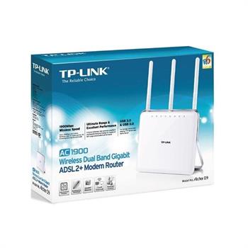 مودم روتر +ADSL2 گیگابیتی دوبانده بی‌ سیم AC1900 تی پی-لینک مدل Archer D9 - 3