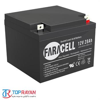 باتری یو پی اس مدل 12V28AH فاراسل 12 ولت 28 آمپر ساعت  - 3