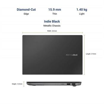 لپ تاپ 14 اینچ ایسوس مدل VivoBook 14 M433IA پردازنده Ryzen 7 4700U رم 16GB حافظه 1TB SSD گرافیک Full HD AMD RX VEGA7 - 3