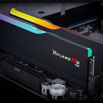 رم کامپیوتر جی اسکیل RipJaws M5 RGB 6400Mhz ظرفیت 32 گیگابایت - 5