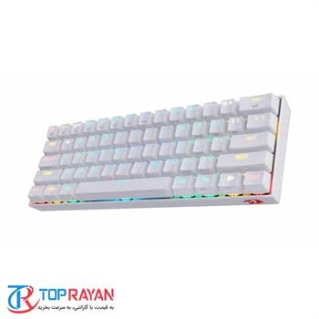کیبورد مخصوص بازی ردراگون رنگ سفید مدل Draconic K530 Pro - 3