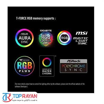 رم تیم گروپ مدل DELTA TUF Gaming Alliance RGB با حافظه 16 گیگابایت و فرکانس 3000 مگاهرتز - 4