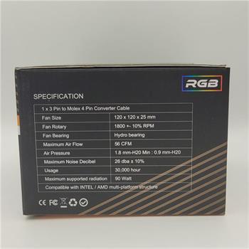 فن پردازنده تایگرز سوکت 1700 مدل AA-480 RGB - 8
