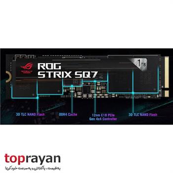 اس اس دی اینترنال ایسوس مدل ASUS ROG Strix SQ7 1TB Gen4 SSD - 2
