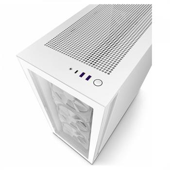 کیس ان زد ایکس تی NZXT H7 Elite Matte White - 3