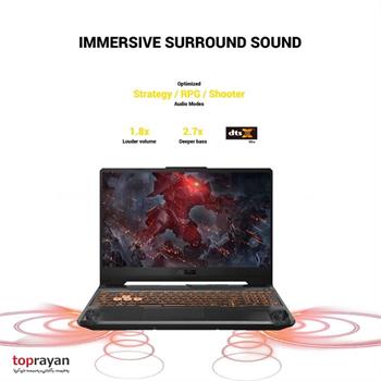 لپ تاپ 15.6 اینچ ایسوس مدل TUF Gaming FX506LH پردازنده Corei7 (10870H) رم 8GB حافظه 1TB SSD گرافیک Full HD 4GB GTX 1650 - 9