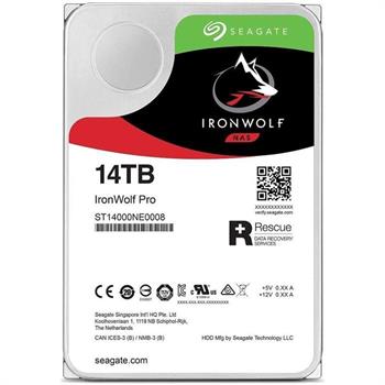 هارد دیسک سیگیت مدل ST۱۴۰۰۰NE۰۰۰۸ IronWolf Pro با ظرفیت ۱۴ ترابایت