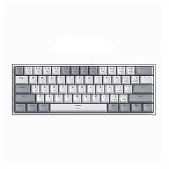 کیبورد بازی مکانیکی ردراگون مدل FIZZ K617 W+G - 2