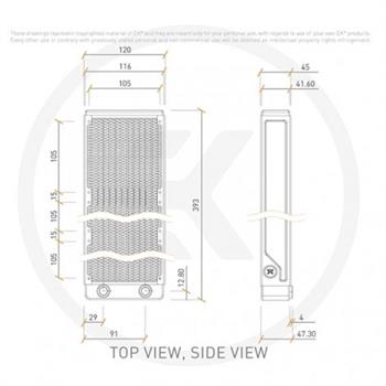 رادیاتور ای کی دبلیو بی EKWB CoolStream Classic PE 360 - 4