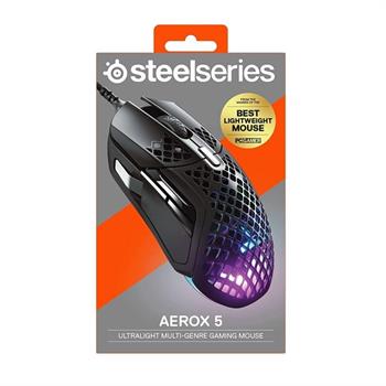 ماوس گیمینگ باسیم استیل سریز AEROX 5 - 7