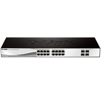 سوییچ 20 پورت و گیگابیتی دی-لینک مدل DGS-1210-20 با 16 پورت UTP و 4 پورت SFP - 4