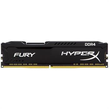 رم دسکتاپ DDR4 تک کاناله 3200 مگاهرتز CL18 کینگستون مدل HyperX Fury Black ظرفیت 16 گیگابایت - 2