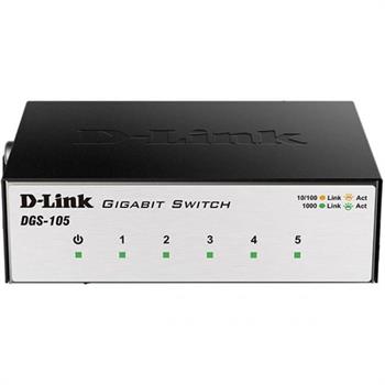 سوئیچ 5 پورت گیگ دی-لینک D-Link DGS-105 - 7