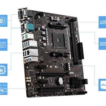 مادربرد ام اس آی مدل A520M PRO-C DASH سوکت AM4 - 4