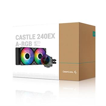 خنک کننده مایع پردازنده دیپ کول مدل Deepcool CASTLE 240EX ARGB