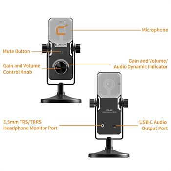 میکروفون استودیویی کامیکا مدل STA-U1 رابط USB - 8