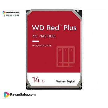 هارد اینترنال WD Red Plus 14TB NAS Hard Disk Drive - 7200 RPM , 512MB - 3