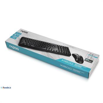 کیبورد و ماوس اپتیکال و بی‌سیم رپو مدل X1800 PRO - 4