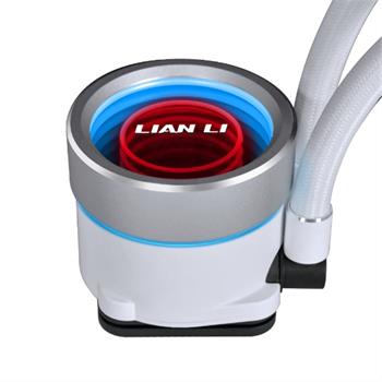 کولر پردازنده مایع لیان لی سفید مدل 240 GA II TRINITY - 3
