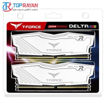 رم دسکتاپ تیم گروپ دو کاناله مدل Delta RGB با فرکانس 3200 مگاهرتز و تایمینگ CL16 با ظرفیت 64 گیگابایت - 6