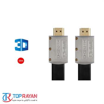 کابل HDMI ۲.۰ Flat کی نت پلاس مدل KP-HC۱۶۸ به طول ۱۵ متر - 2
