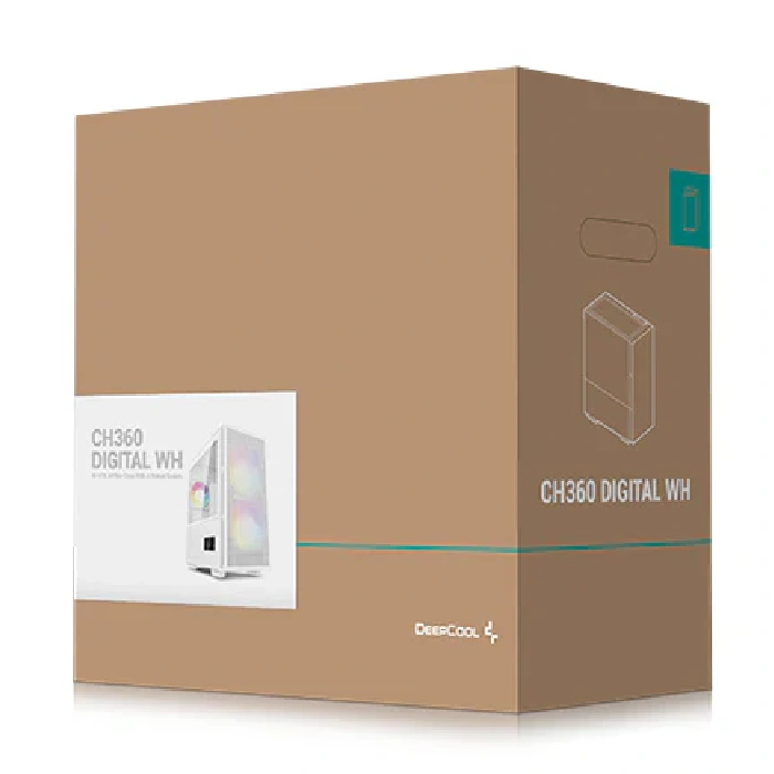 کیس دیپ کول مدل CH360 DIGITAL White - 7