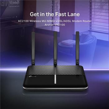 مودم روتر VDSL/ADSL بي‌سيم تی پی لینک مدل Archer VR2100 - 3