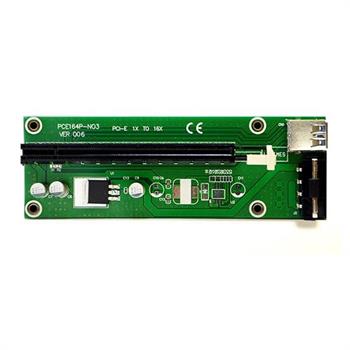 رایزر کارت گرافیک PCIE x۱ به x۱۶ با رابط کابل USB۳.۰ - 3