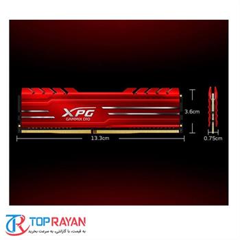 رم کامپیوتر دو کاناله DIMM ای دیتا مدل GAMMIX D10 با فرکانس 2800 مگاهرتز ظرفیت 32 گیگابایت - 7