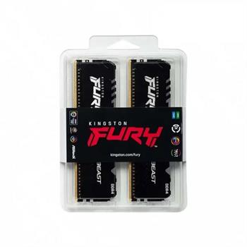 رم کامپیوتر کینگستون FURY Beast RGB فرکانس 3600 مگاهرتز با ظرفیت 32 گیگابایت دو کانال - 3