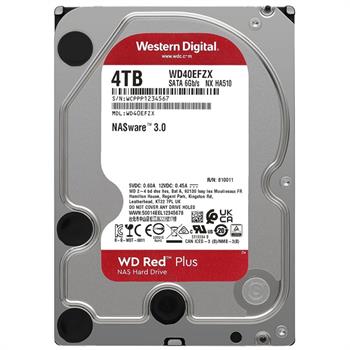هارددیسک اینترنال وسترن دیجیتال مدل Red Plus 4TB 3.5" 5400rpm - 2